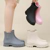 Regenstiefel Damen Garten Galoschen Wasserdicht Gummi Chelsea Boot Damen Rutschfest Regenschuhe Angeln Wasserschuhe