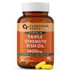 Carbamide Forte Trippelstyrka Omega 3 Fiskoljekapslar 1400mg | Kosttillskott med Omega 3-fettsyror | Omega 3-kapslar | Fiskolja Omega 3-kapslar