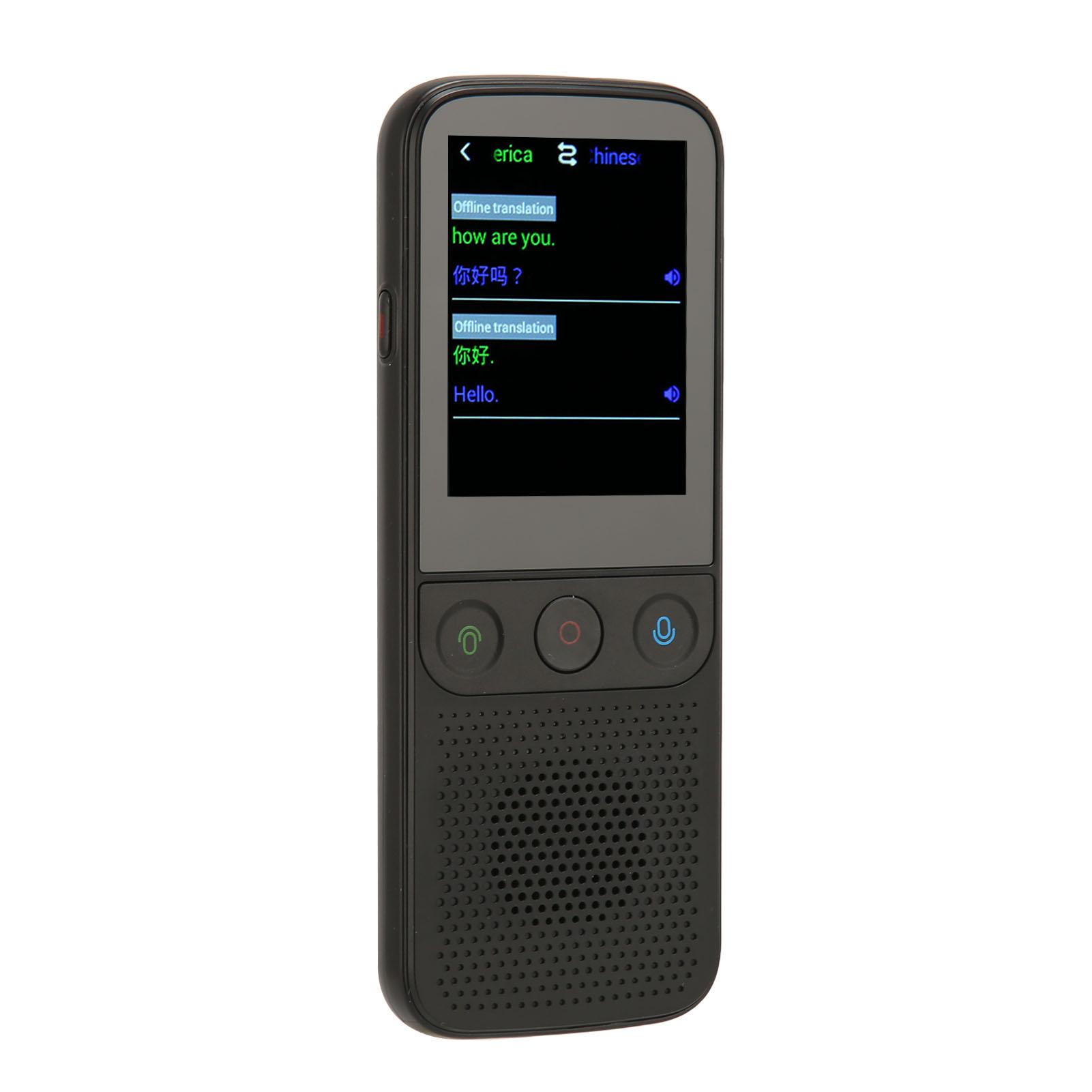 

112 Languages Smart Voice Translator 2.4inch 1GB 8GB ROM Portable WiFi Language Translator Device