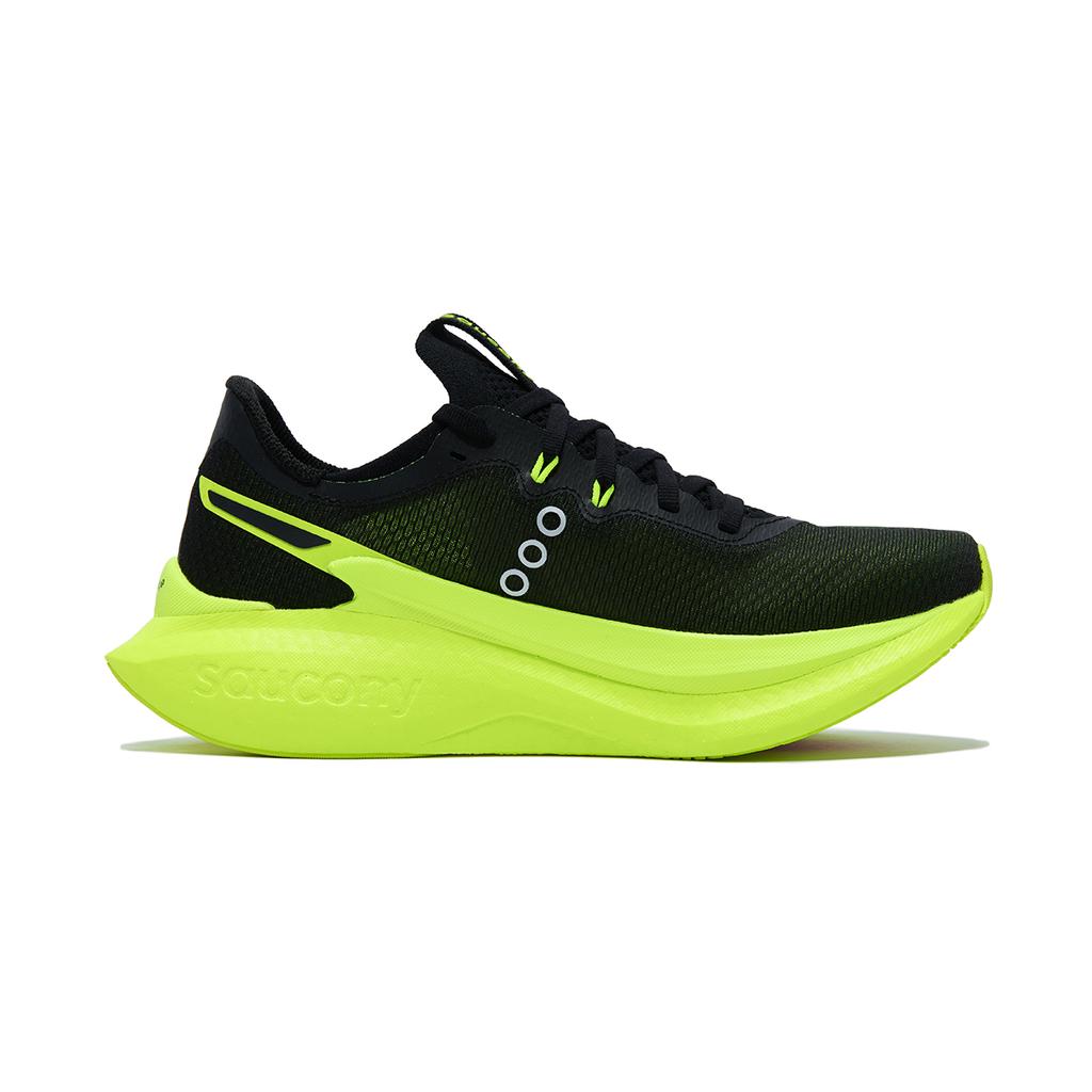 SAUCONY Endorphin Pro 5 Toe Carbon Plate Rebound Marathon Racing Running Shoes Unisex Running Shoes Black Green S31064-630