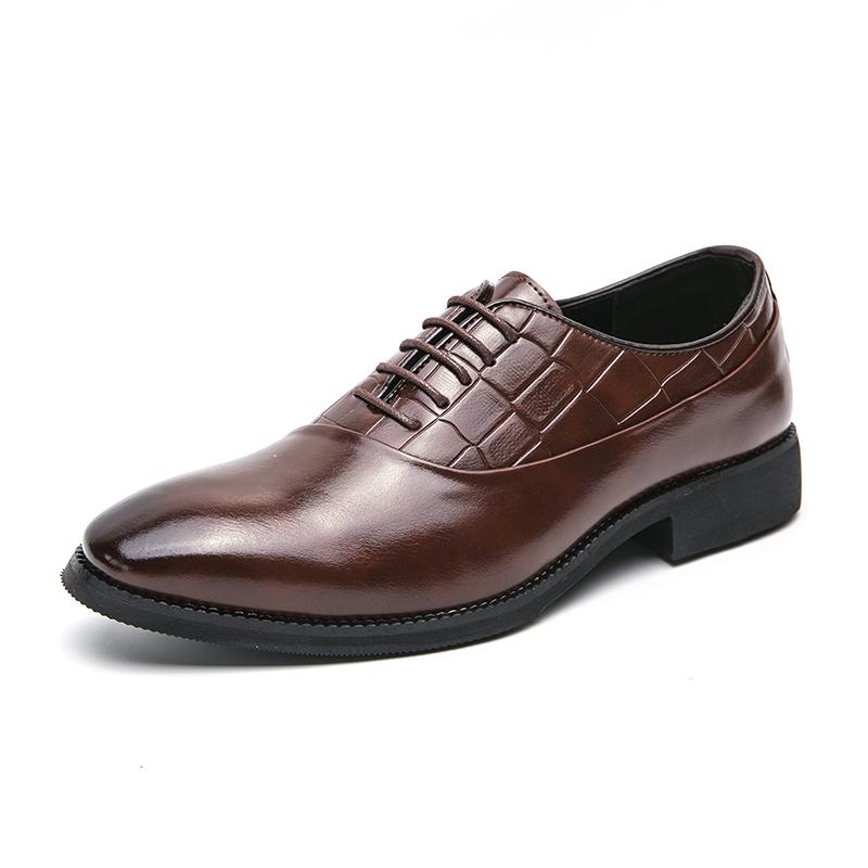 Oversized business men's leather shoes for Men Lace Up Oxfords for Male Wedding Party Office Business Casual Shoe Men 38-46