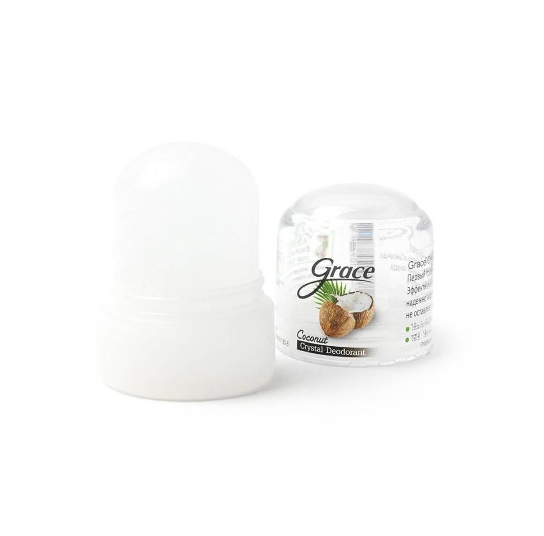 

Novolife Mineral Crystal Тайский дезодорант Грейс 70g coconut