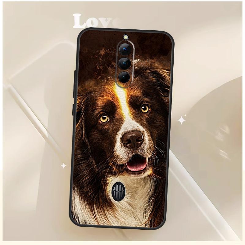 Border Collie Dog Case For ZTE Nubia Red Magic 6 7 6S 7S 8S 9S 10S Pro For RedMagic 10 8 9 11 Pro Plus Cover