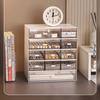 Drawer type compartment storage cabinet Children's stationery storage box Student desk Acrylic finishing box Layered shelf