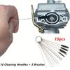 Carburetor Cleaning Brush Set for Cars and Motorcycles, Includes Wire Brushes and Gas Cutting Brushes