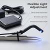 Thin UV Tweezer Lamp: Quick-Drying LED Strip for Beauty Lashes, with Purple Light and Foot Pedal for Eyelash Extension Curing