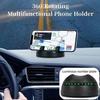 360 Derece Dönebilen Araba Cep Telefonu Tutucu Masa Gösterge Paneli Yapışkan Telefon Montaj Braketi Kaymaz Navigasyon GPS Desteği Plaka ile Arabada