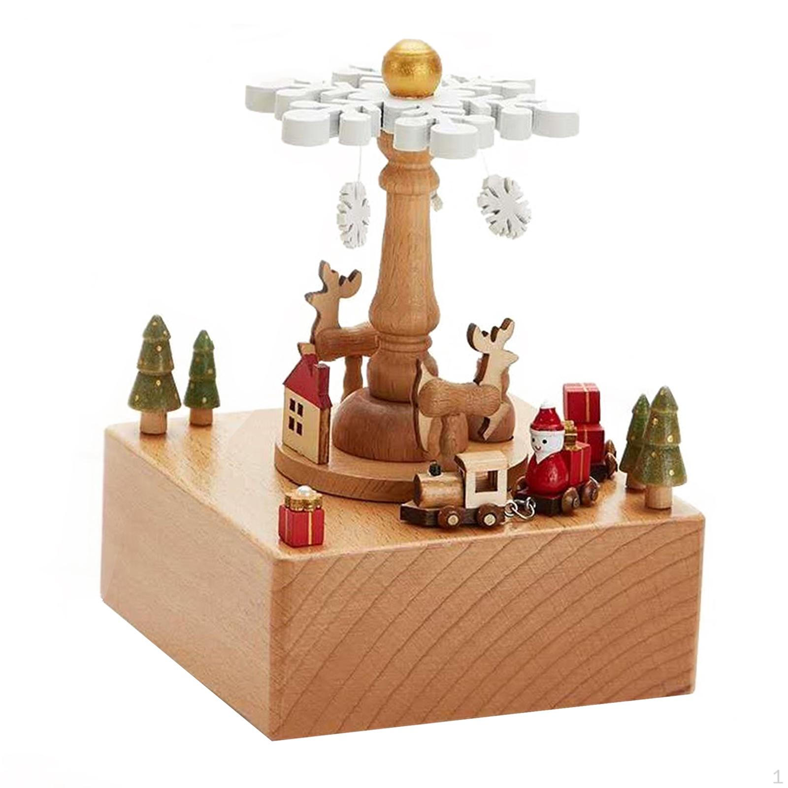 Заводные музыкальные шкатулки на рождественскую тематику для коллекционирования ко Дню святого Валентина Snowflake