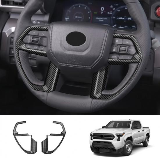 For 2025-2024 Toyota Tacoma Car Accessories Steering Wheel Switch Cover Trim