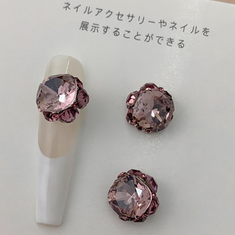 3PCS Pointed Back AB Rhinestones Set DIY Nails Art Decorations for Nails Clothing Shoes Bags Decoration Craft