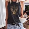 Summer Fashionable and Versatile Women's Guitar Disc Loose Top