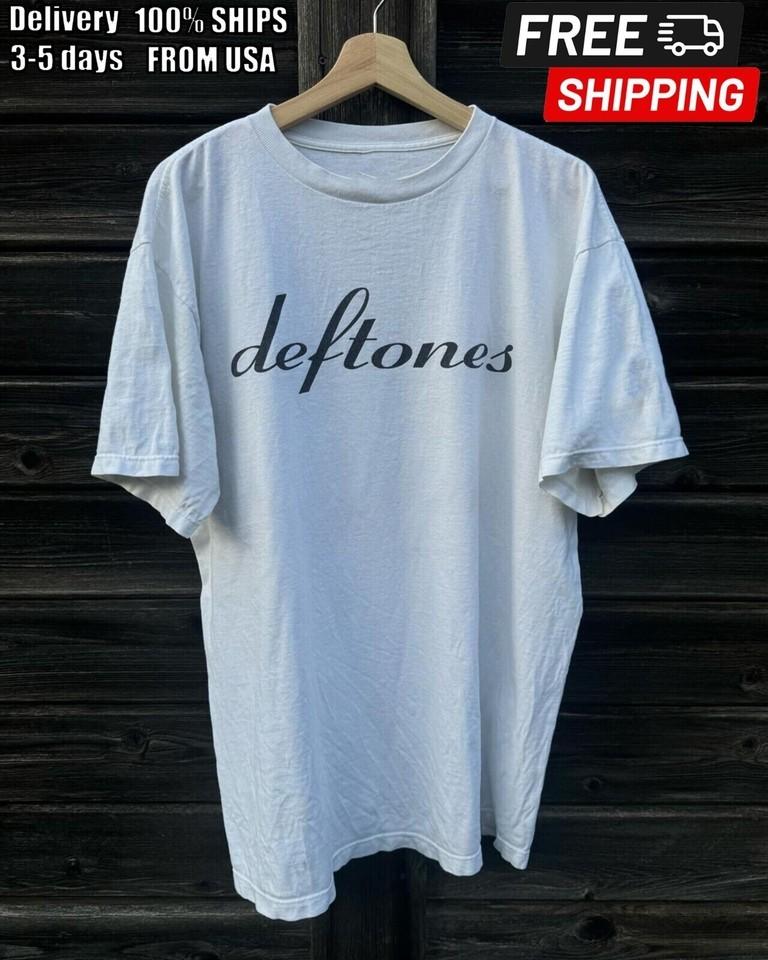 

Deftones band Logo Basic T shirt retro style Remake tee Unisex NH15118 Unisex T-Shirt XXXXL