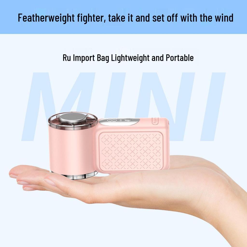 Portable USB Mini Handheld Fan with Digital Display and High-Speed Turbine