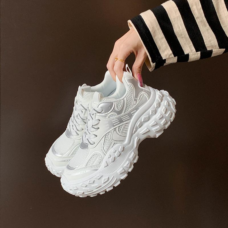 

ins Korean version of new dad shoes women s 2025 autumn student sports running shoes casual platform height-increasing shoes BN8807-1 40