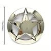 1 stk Sølvfarget Pentagram Logo Beltespenne Metall Cowboy Beltespenne Casual Western Cowboy Beltespenne Sinklegering Pentagram Beltespenne