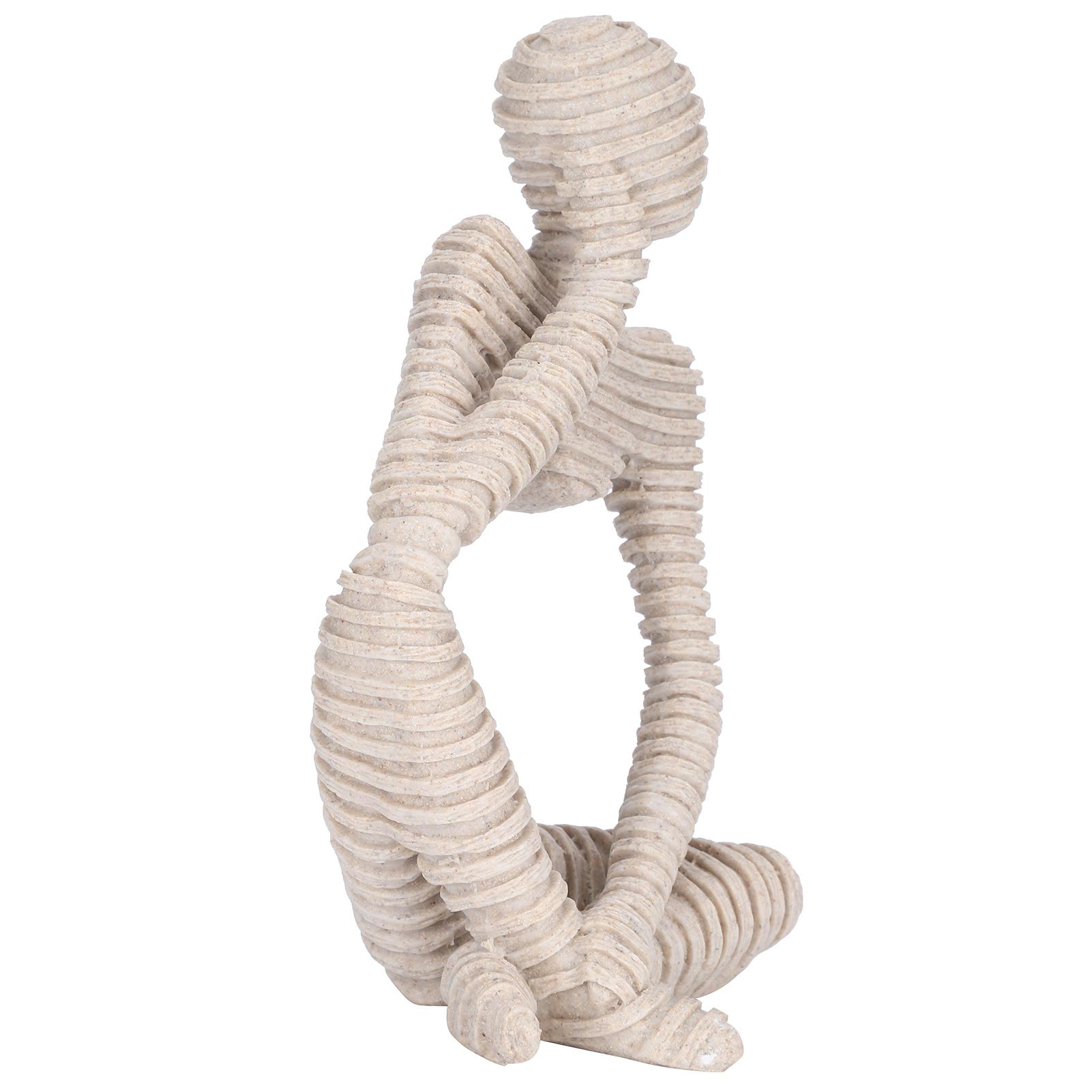 

Скульптура Мыслителя из смолы Абстрактная статуэтка Коллекционная фигурка Хэллоу Домашний офис Настольный декор