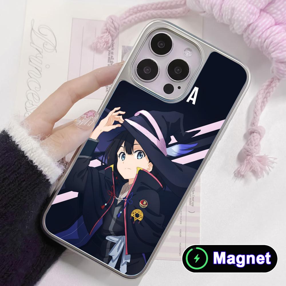 Wandering Witch Saya Phone Case for iPhone 17 16 15 14 13 12 11 Air Pro Max Plus Electroplated Silver Magsafe Cover
