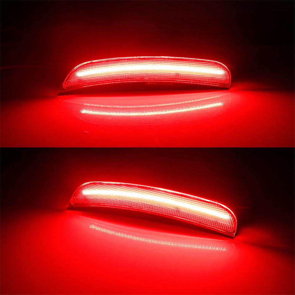 4 Stück LED Seitenmarkierungsleuchten Vorne Hinten Für 2015-2023 Dodge Charger Getönte Linse