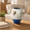 Hand-Painted Balloon Motif Ceramic Vase Colorful for Coffee Table