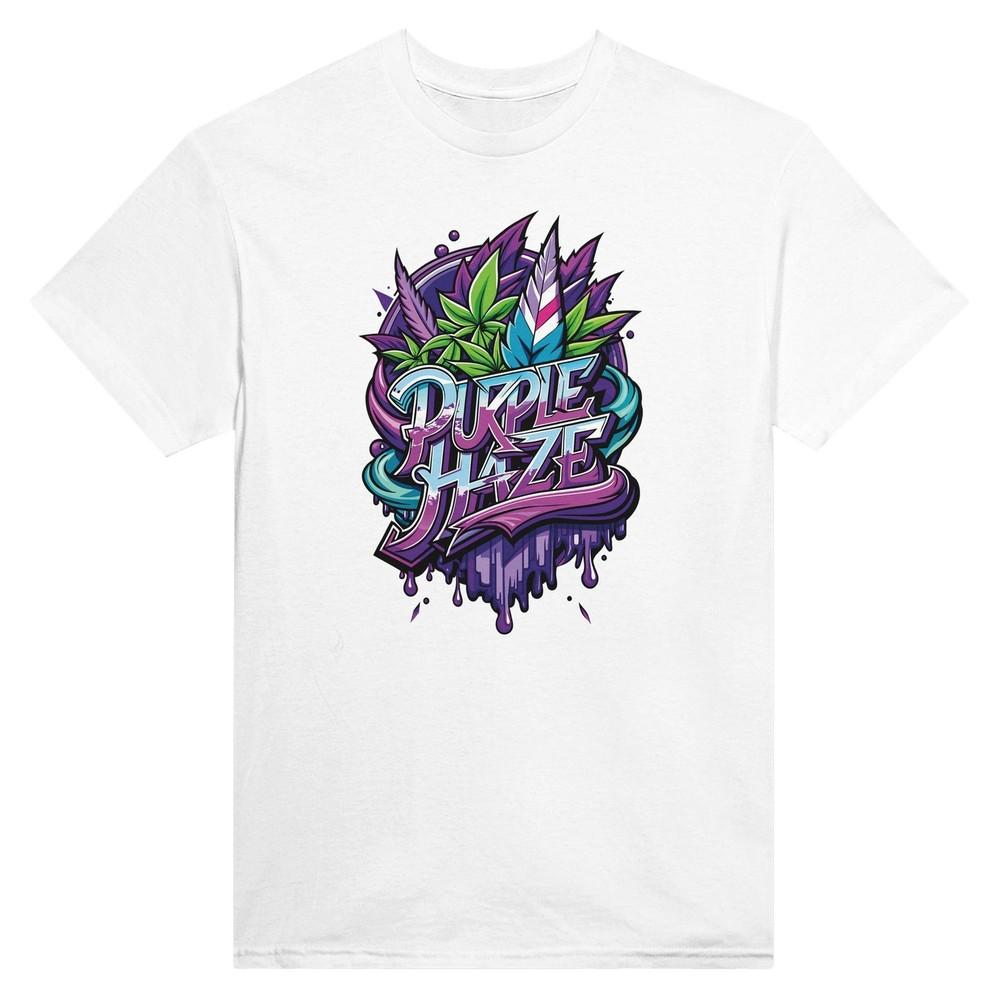Purple Haze 420 T-Shirt - Heavyweight, Classic Fit, 100% Cotton Unisex T-Shirt XXXL
