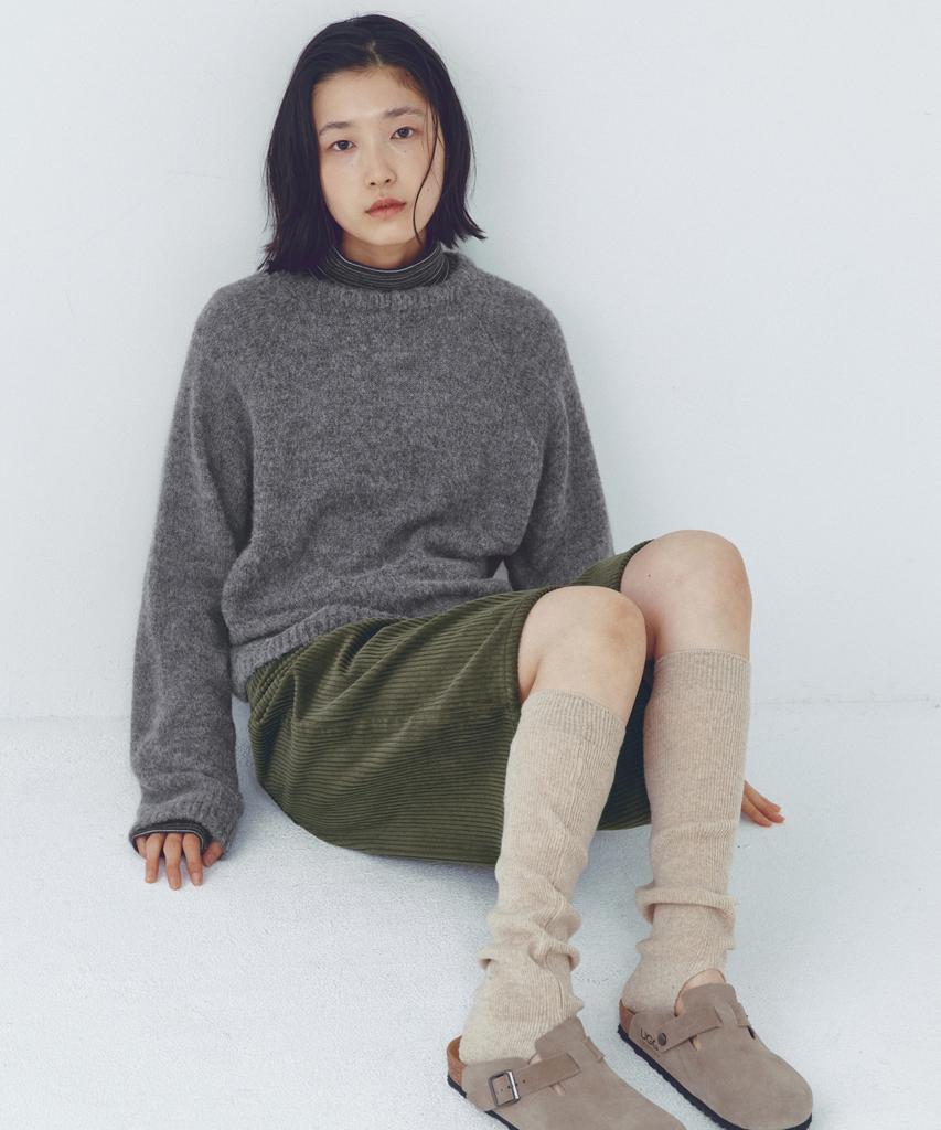 CITTA Essential Alpaca Wool Round Knit_Ctk251(Grey)