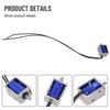 DC 5V 12V Trekktype Mini DC Elektromagnet Ramme Fjær Solenoidmagnet
