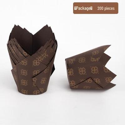 Tulpen-Backpapierförmchen (200 Stück)