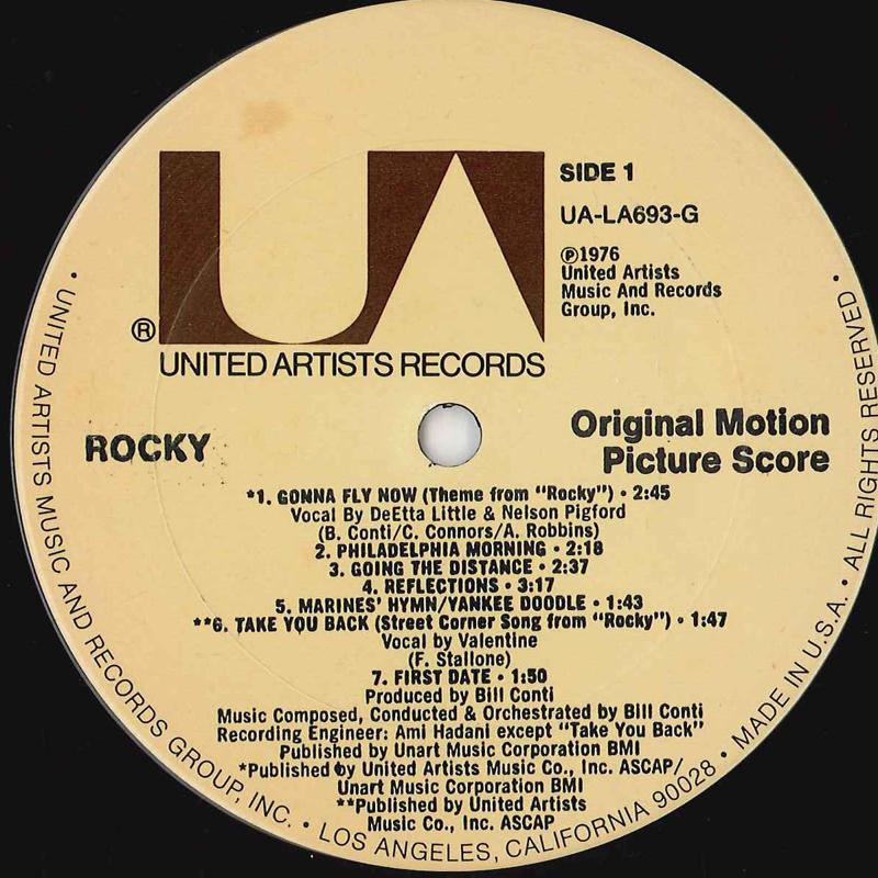 

LP Record OST - Rocky UALA693G UNITED ARTISTS 1976 US Soundtracks & Musicals Used