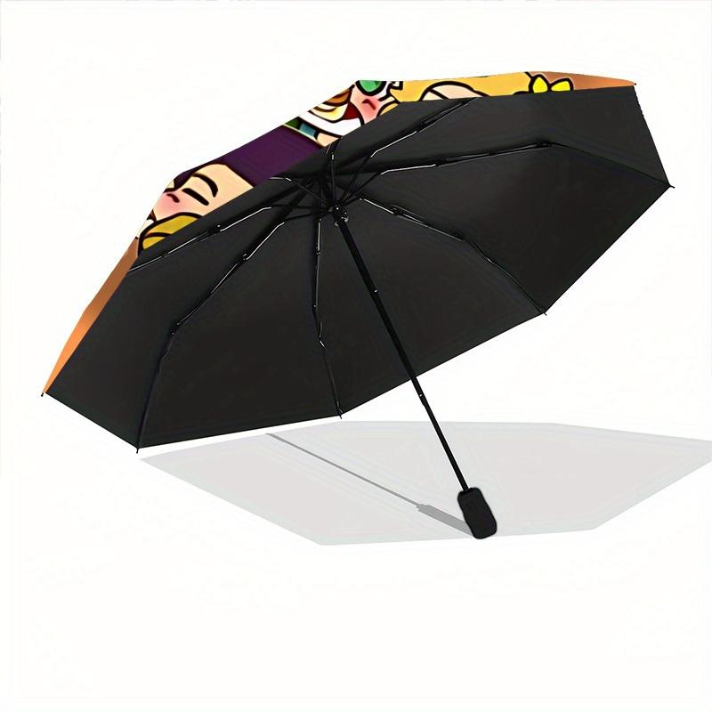 Stardew Valley Automatic Folding Umbrella with Sturdy Iron Frame, Portable Compact Travel Umbrella All-Season Use Parties 0807031