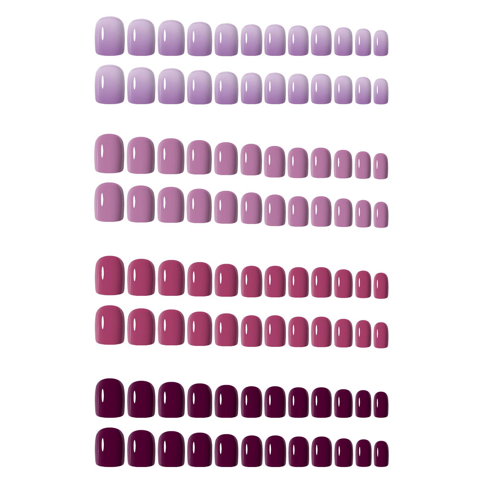 

96 шт. цветные матовые балетные гробы балерина средние искусственные ногти полное покрытие длинные акриловые типсы для повседневной носки 4