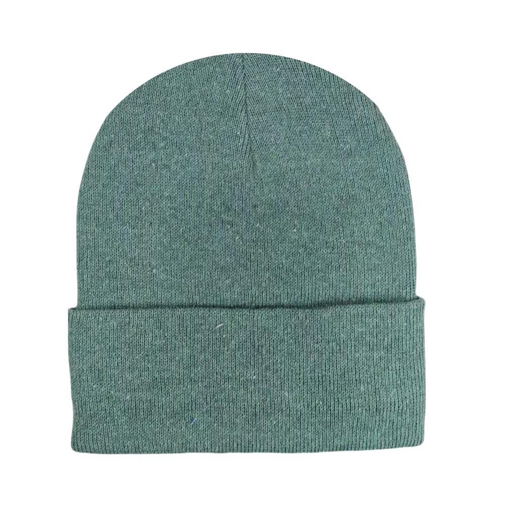 Custom Plain Knit Beanie Soft Winter Hat with 58 Colors Ready Stock Embroidery Logo