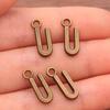 Zinc Alloy Alphabet Charms: 2 Colors, 26 Letter Pendants for Jewelry, Handbag, and Mobile Phone Accessories