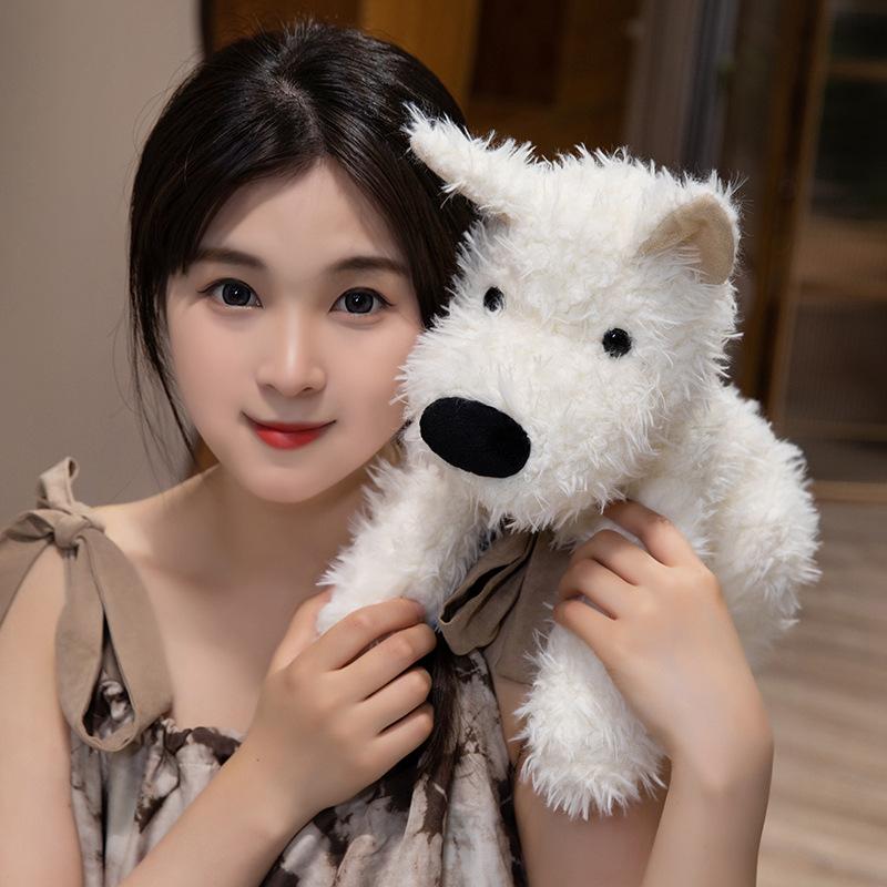 Cute Simulated Dog West Highland Doll Jellycat Plush Toy Puppy Doll Girl Rag Doll Gift
