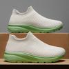 2026 Spring and Summer One-pedal Fly-woven Foot-set Men's and Women's Shoes Large Casual Breathable Lightweight Travel Shoes