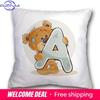Cute Cartoon Bear Animal Pillowcase Cushion Cover Printing Suitable For Sofa Children'S Room Decorative Pillowcase