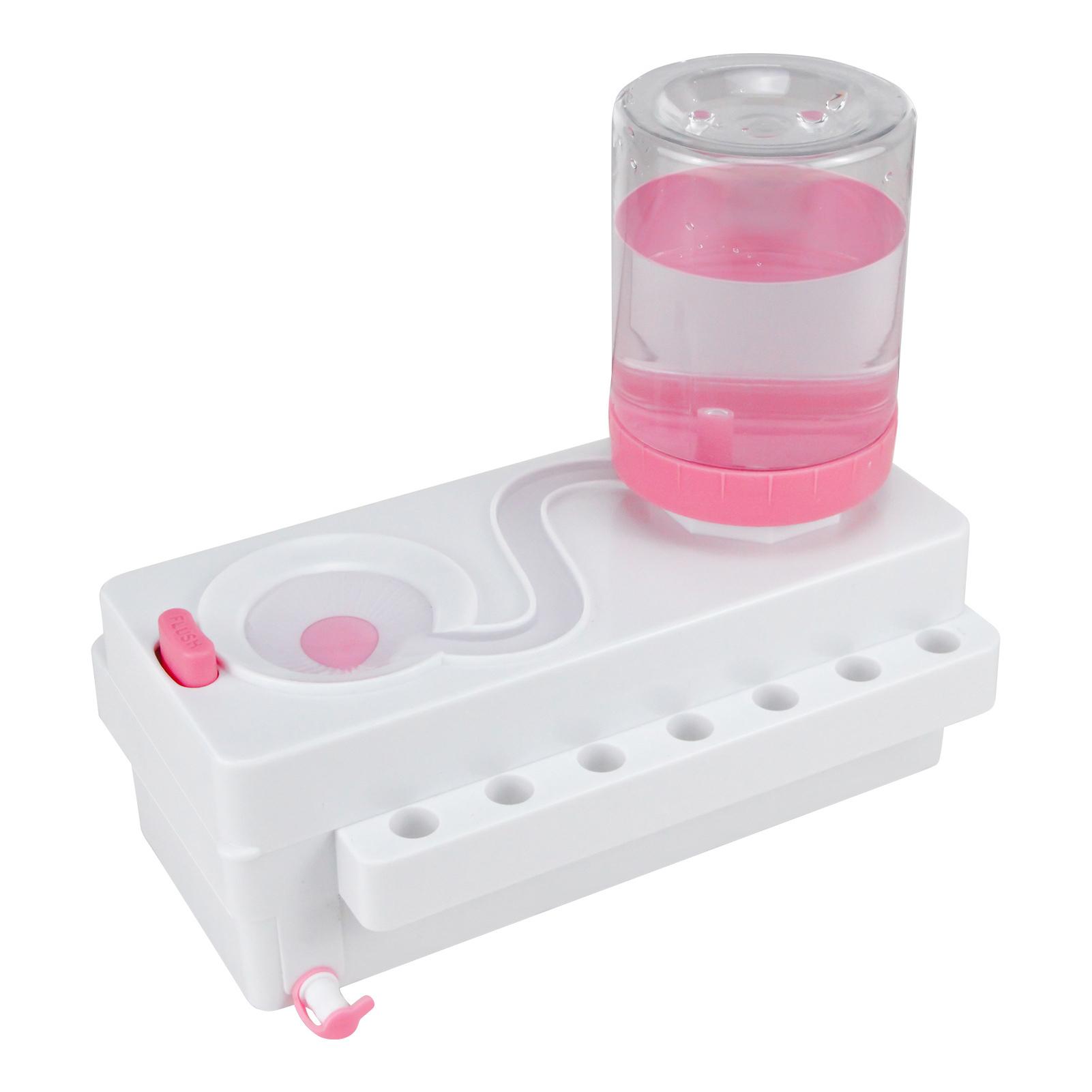 

ABS Waterproof Paint Cleaning Tool Efficient Makeup Brush Cleaner Quick To Clean Solution Washing Grayish green