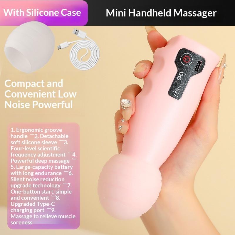 Portable Mini Electric Massager,Usb Charging,Suitable For The Body Back Neck Leg And Waist Massage