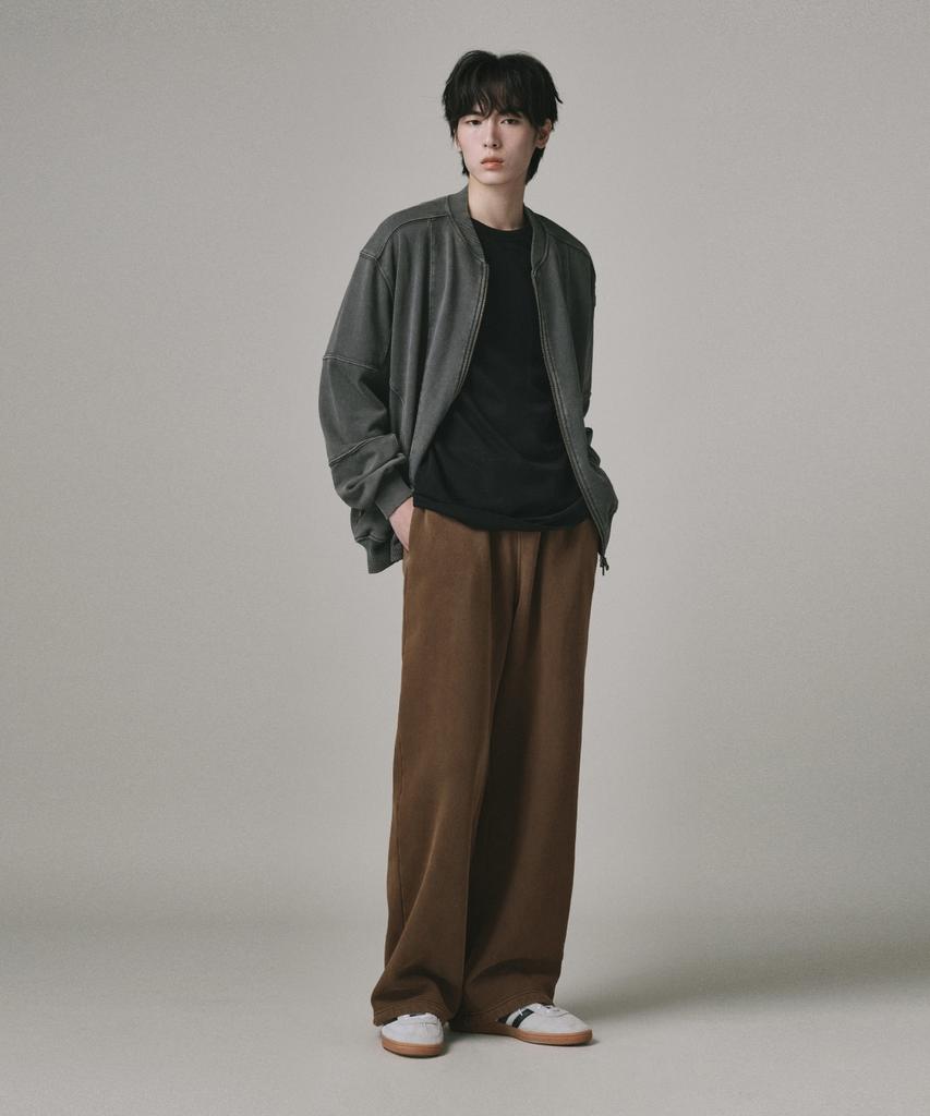 Beodeonteu (Fleece-Lined) Basic Wide Sweatpants [Mocha]