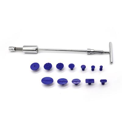 Fahrzeug Dellen Reparaturwerkzeuge T-Bar Gleithammer 12 Zuglaschen Auto Dellenentferner Set