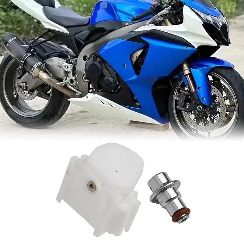 Fuel Pressure Regulator Part 15610-27G00 for Motorcycle Fuel System Replacement, Plastic and Metal Assembly for Routine Service Review