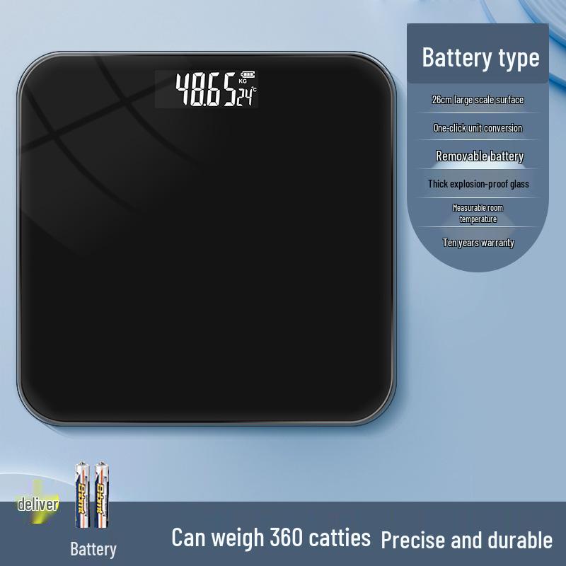 

Перезаряджувані Точні Електронні Ваги для Вимірювання Ваги Тіла 26x26 cm