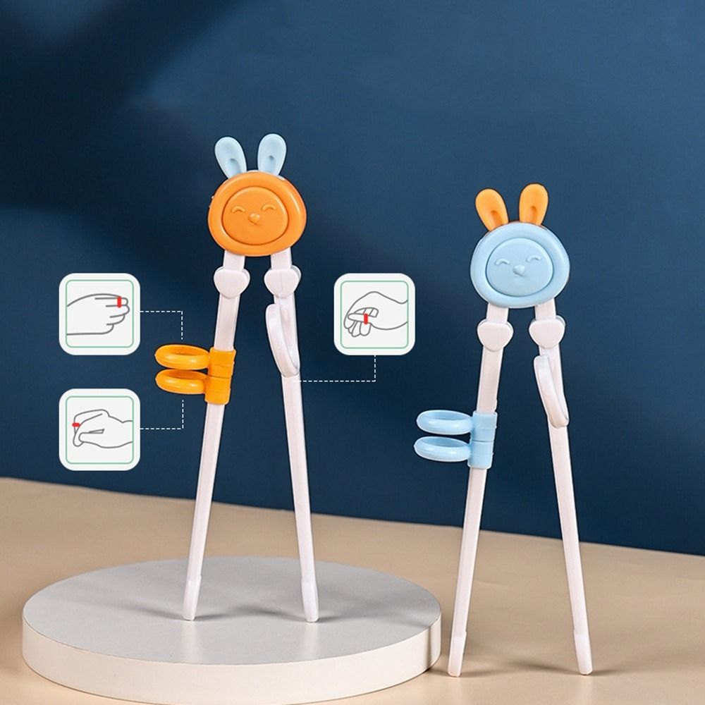 

Bear Cartoon Learning Chopsticks Children Tableware Training Chopsticks Eating Practice Chopsticks