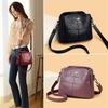 Women's simple style commuter versatile shoulder messenger bag