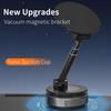 Car Phone Magnetic Stand Mechanical Vacuum Suction Cup Rotate 360° Magnetic Adsorption Bracket For Navigation Universal Hol Y7I1