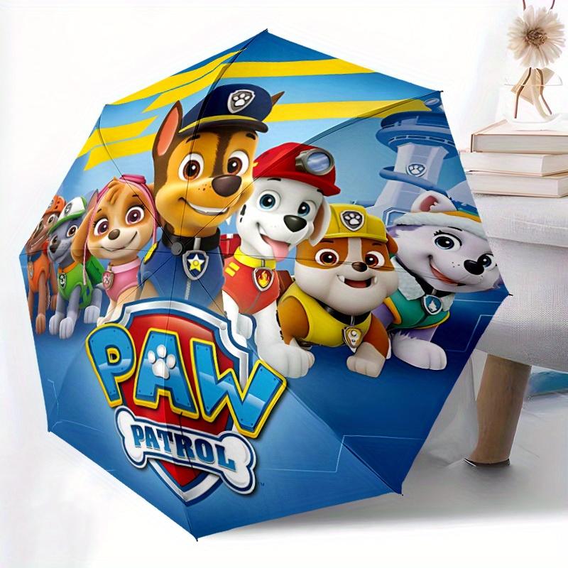 PAW Patrol Automatischer Öffnungs-/Schließschirm, Robuster Eisenrahmen, Faltbares Tragbares Design, Reisen, Tägliche Nutzung 191