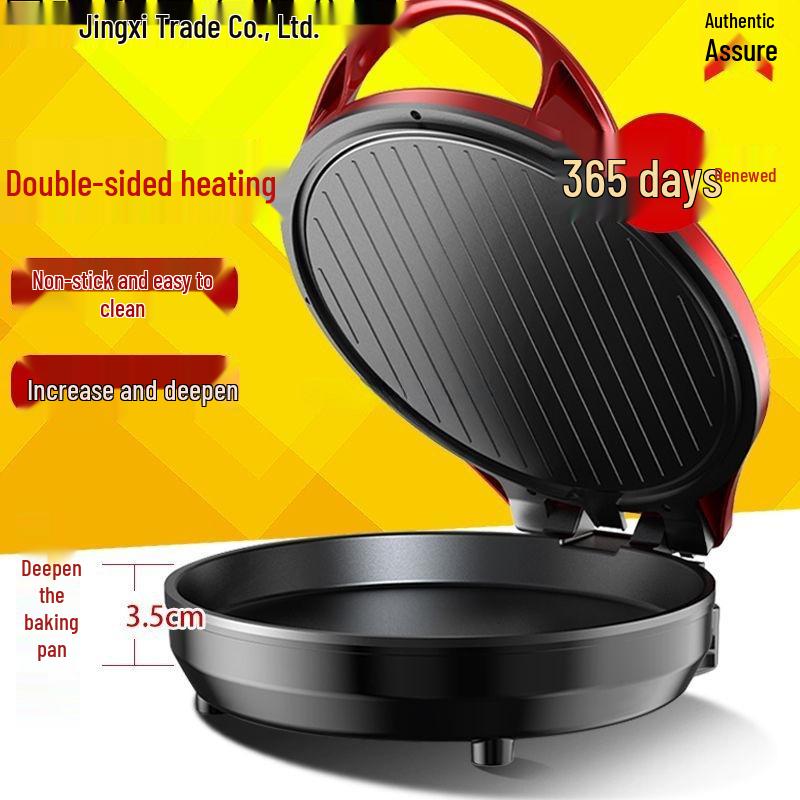 Double-Sided Electric Griddle: Multifunctional Pancake & Crepe Maker, New Deepened Model