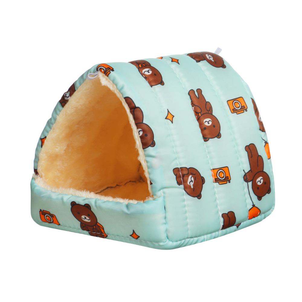 Hamster Nest Winter Warm Weiche Matte Aufhängbares Hamsterhaus Kleintier Schlafbett Mini Haustier Kaninchen Eichhörnchen Nest Meerschweinchen Nest