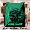 Sporting CP Personalized Flannel Blanket Custom Name Text Soft Throw Blanket Home Decor