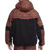 Nike Color Block Pattern Printed Hoodie Men Hoodies Black CK3106-010