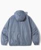 Dimitri Black Asi 2Way Nylon Metal Hooded Windbreaker Jacket_Steel Blue